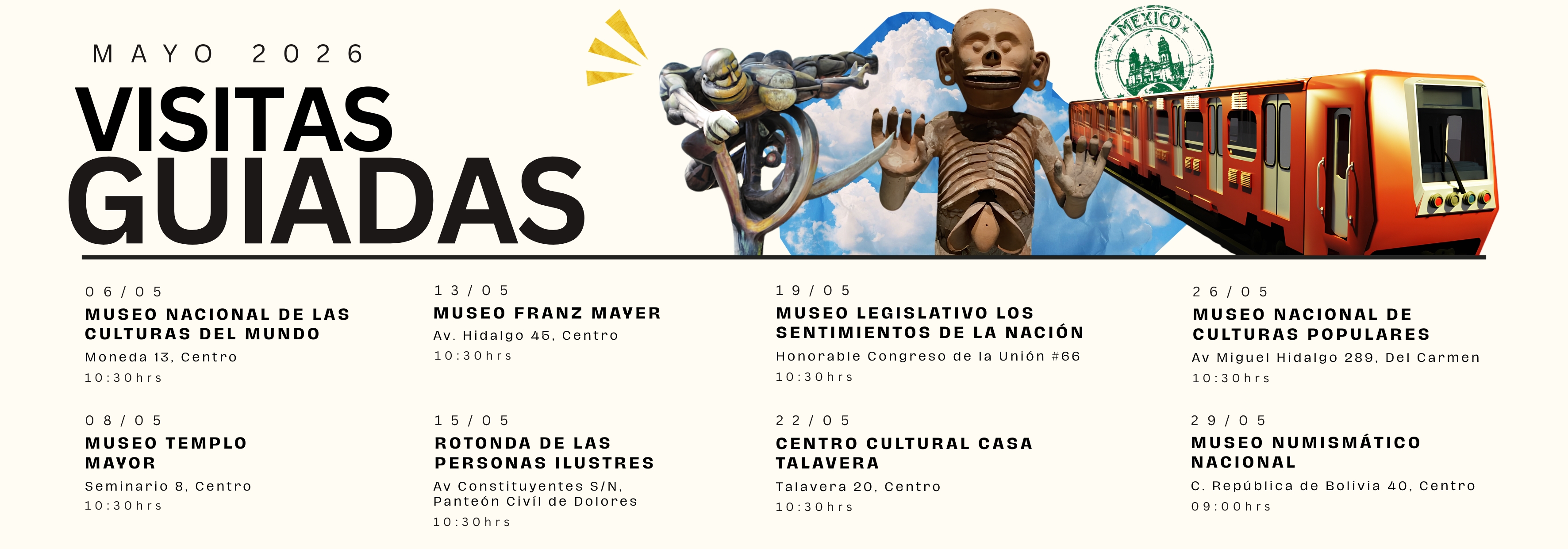 Visitas mayo 2026