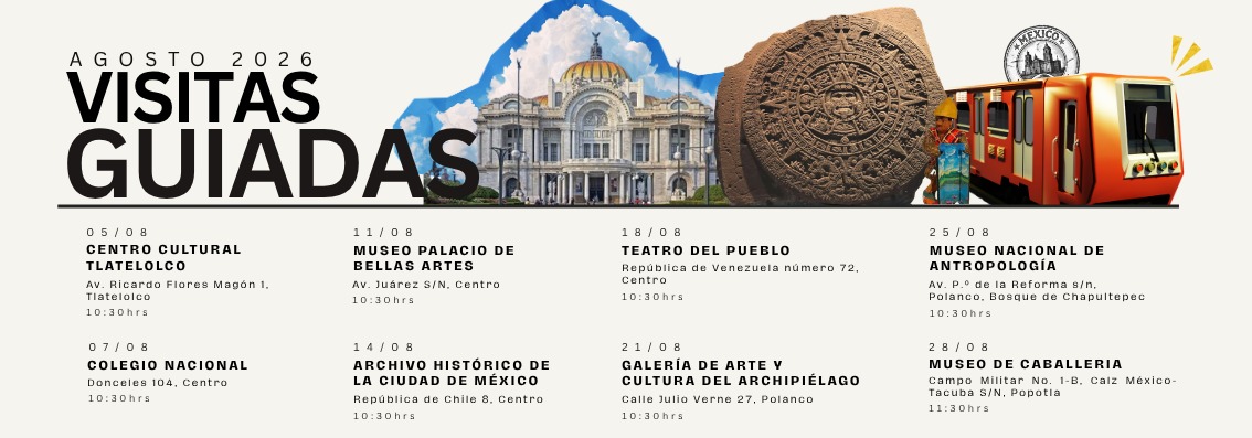 Visitas agosto 2026